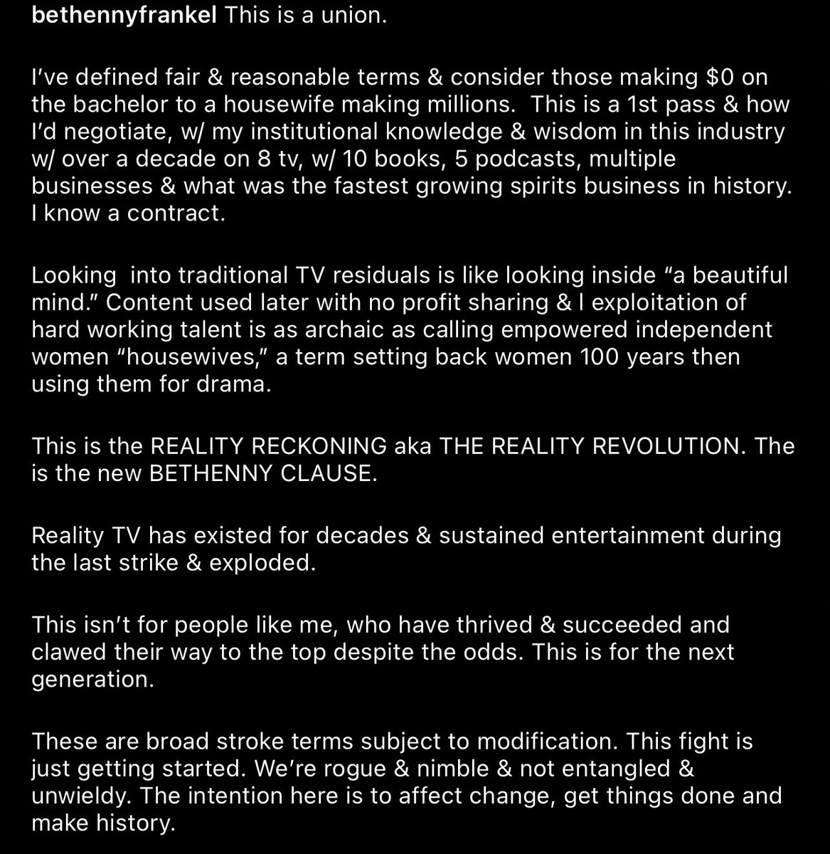 JaysRealityBlog's tweet image. Bethenny continues to speak out. #RHONY