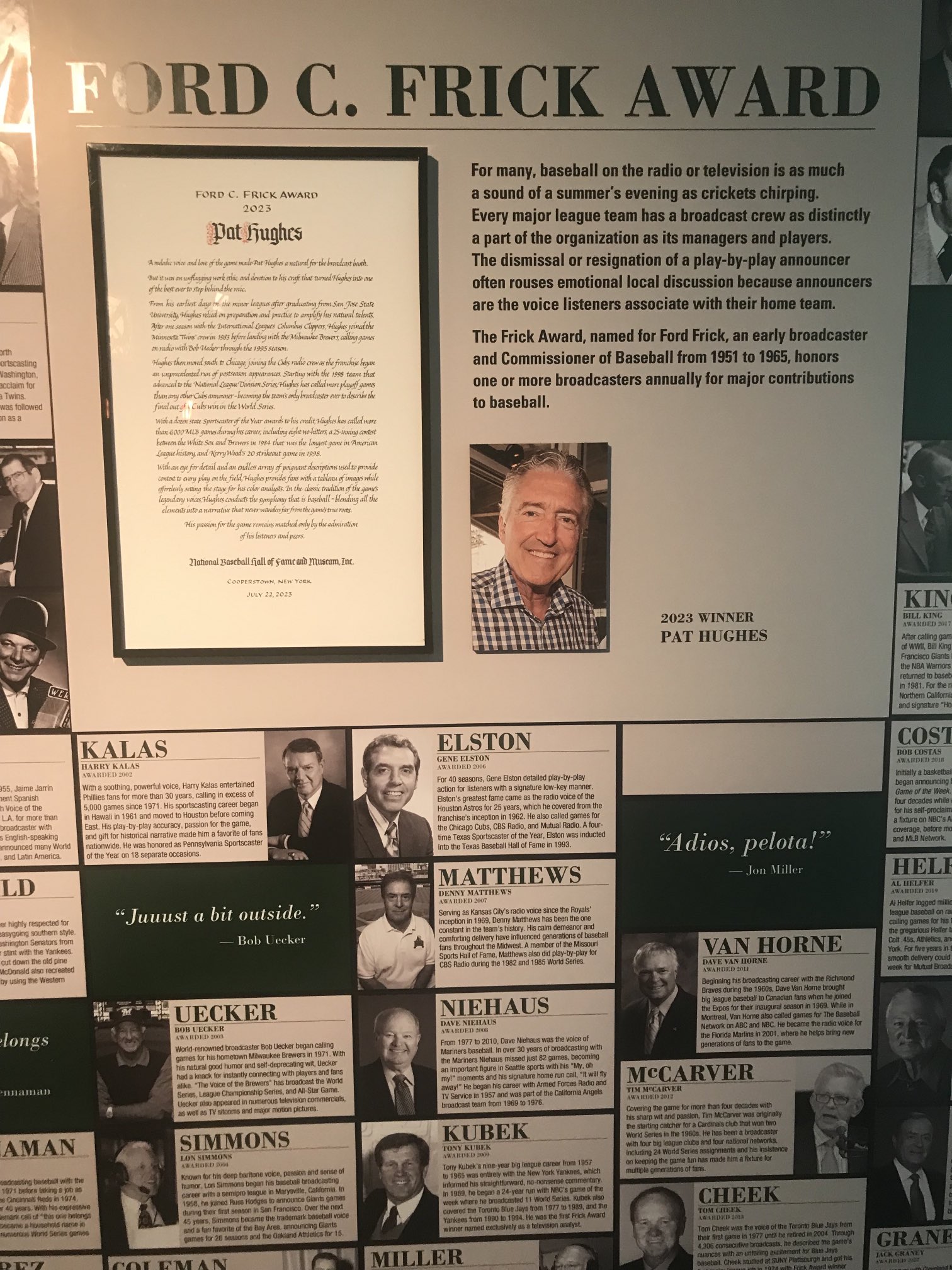 Bruce Levine on Twitter: "Welcome to the Hall of Fame Pat https://t.co