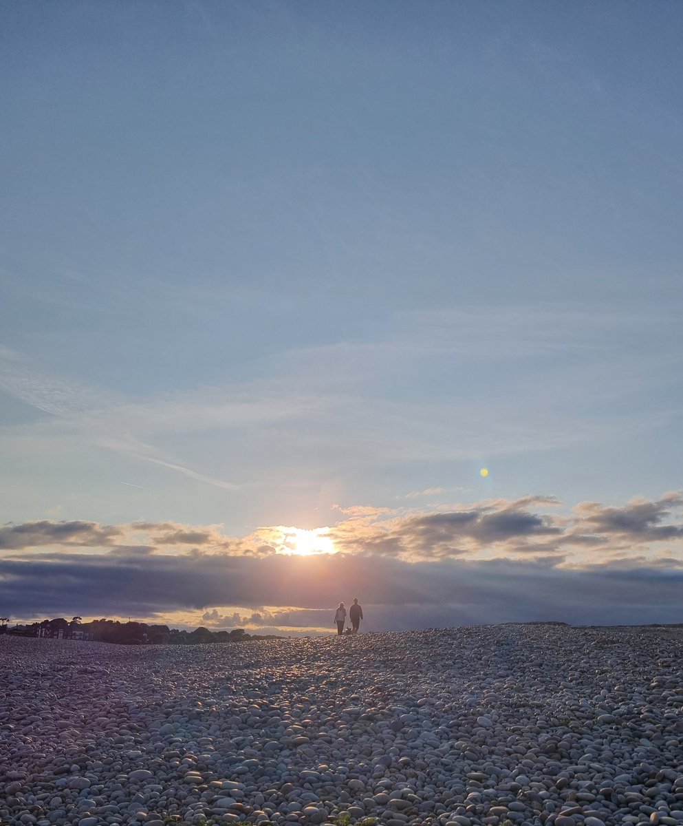 Beautiful evening at Budleigh beach... 💙🏝 #DevonIsHeaven
