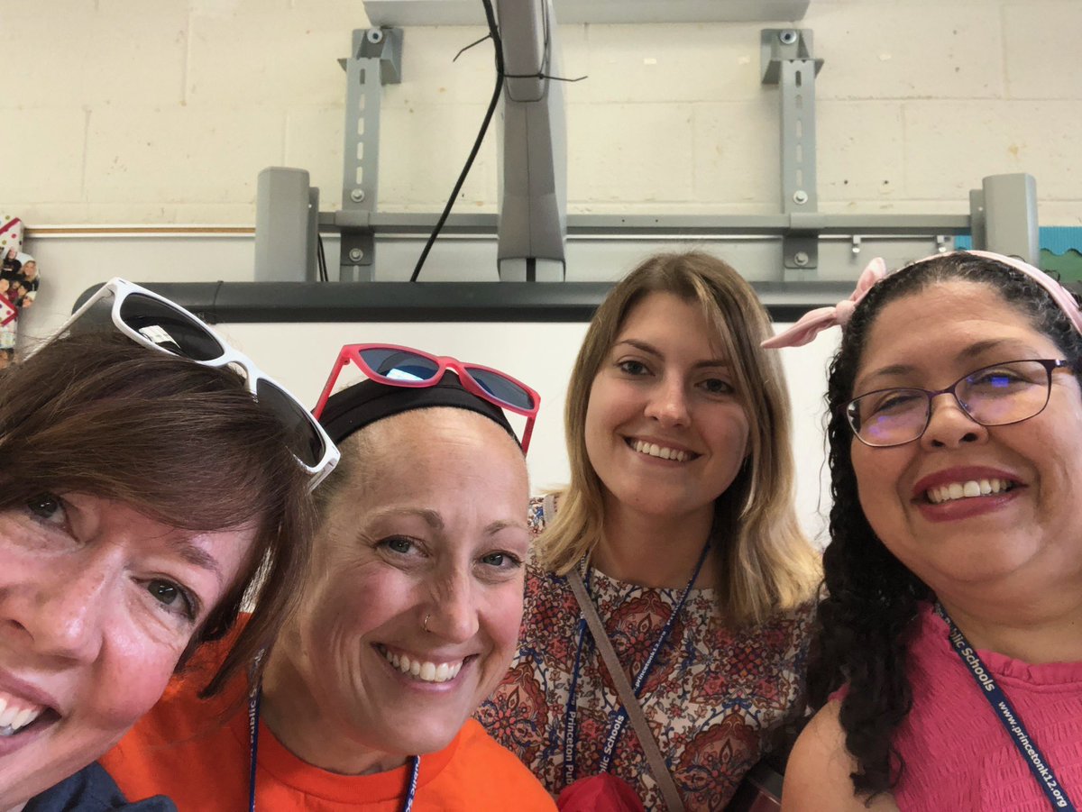 So beyond grateful for my ESY team….these ladies are the best &amp; our students are blessed to have them. Their passion, dedication, enthusiasm, &amp; pure joy are such a gift. Hoping they remain in my classroom, &amp; if not maybe I can clone them??? BEST TEAM EVER! #autism <a href="/princetonK12/">PrincetonK12</a>