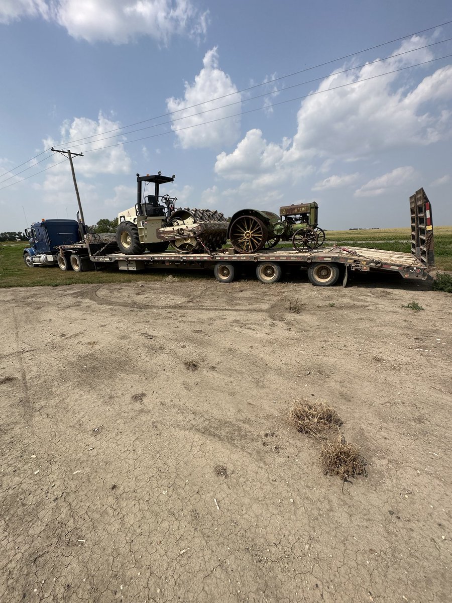 The old 1928 D has never left radius of 6 miles of Demaine since Grandpa bought it new. Headed to Eston for family restoration project