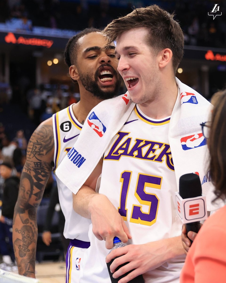 RT @Lakers: The ultimate hype man. https://t.co/qyFuhvbsGw