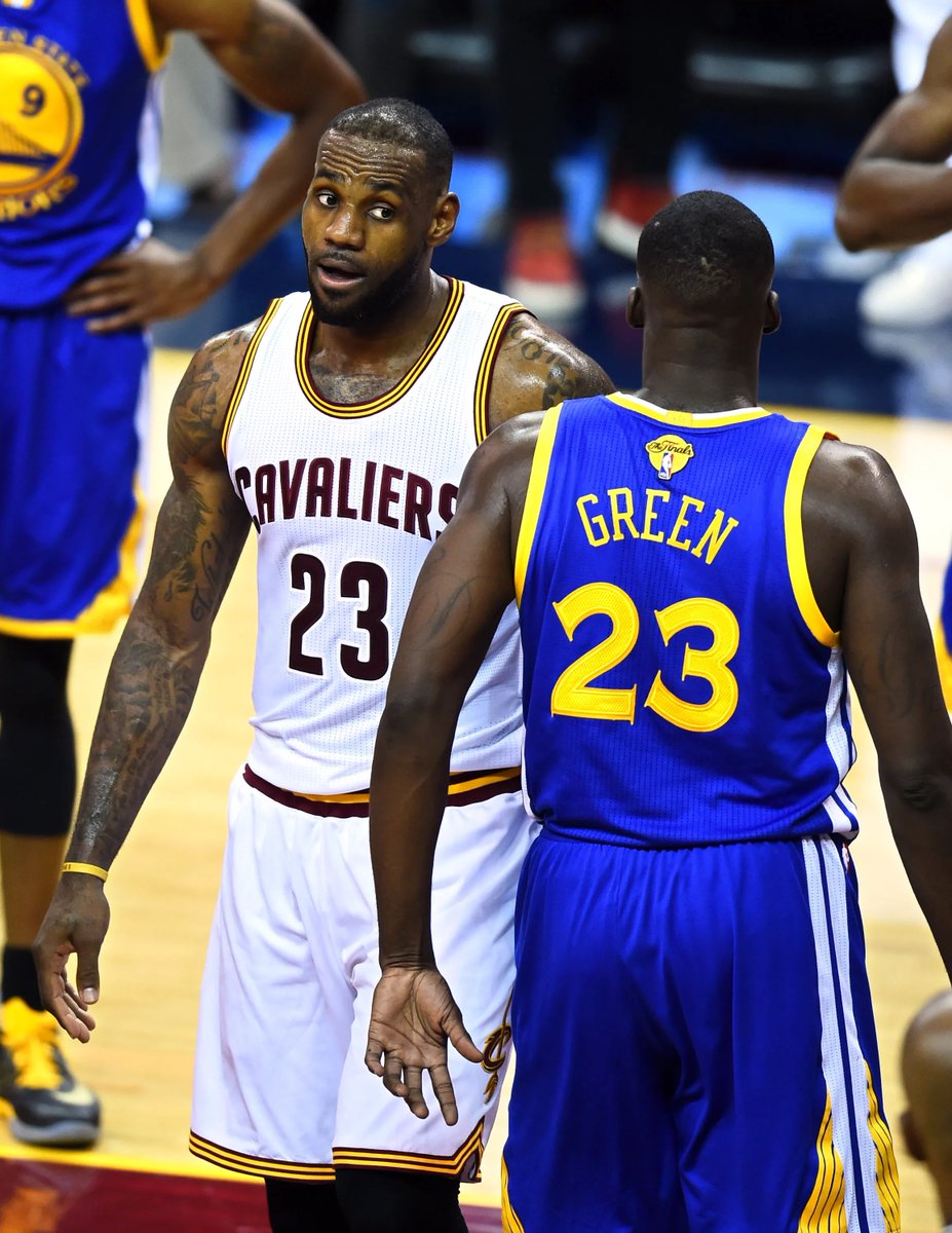 ThHoopCentral's tweet photo. “LeBron actually, he hit me up and wanted me to join the Lakers before I resigned with Golden State. I had a deal made with LA, but my wife and family were the ones who didn’t relocate. So I had to be stuck here in the Bay.” 

- Draymond Green on free agency

(Via @PatBevPod ) https://t.co/ZgIjmGvnGB