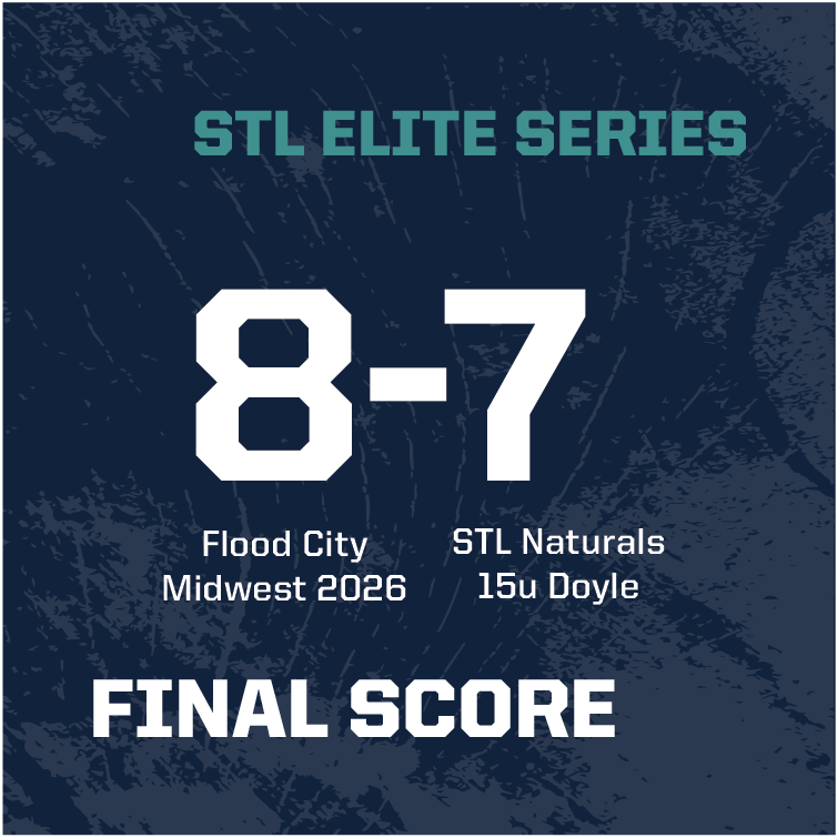 Play9Sports's tweet photo. Flood City Midwest 2026 win 8-7 against STL Naturals 15u Doyle! #play9withus #STLEliteSeries https://t.co/r43Hix0xjy