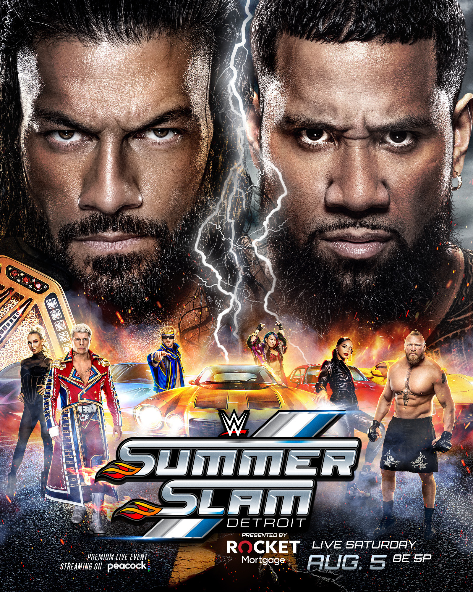 WWE Reveals Official SummerSlam Poster Pro Wrestling Feed