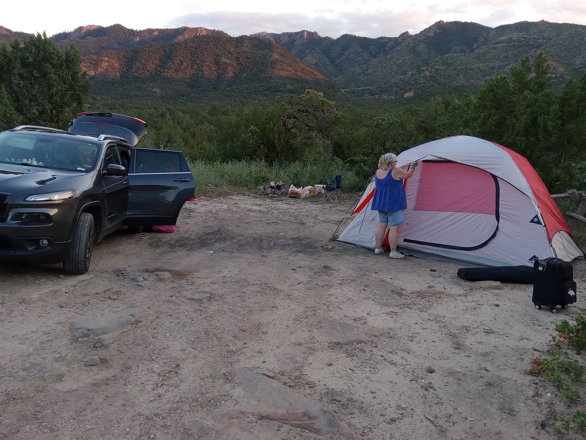 We made it! Camping till Sunday! #Coloradocamping