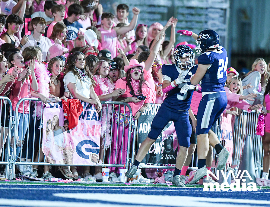 Grant Karnes will be catching touchdowns in 35 days when Greenwood has its first regular season football game, but he still has some baseball left to play and showed it with his monster game tonight 😂 #PrepRally #ARpreps