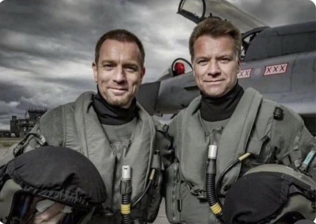 Did you know that Ewan McGregors brother Colin McGregor is a pilot in the Royal Air Force? Also his aviator nickname is Obi-two!!!