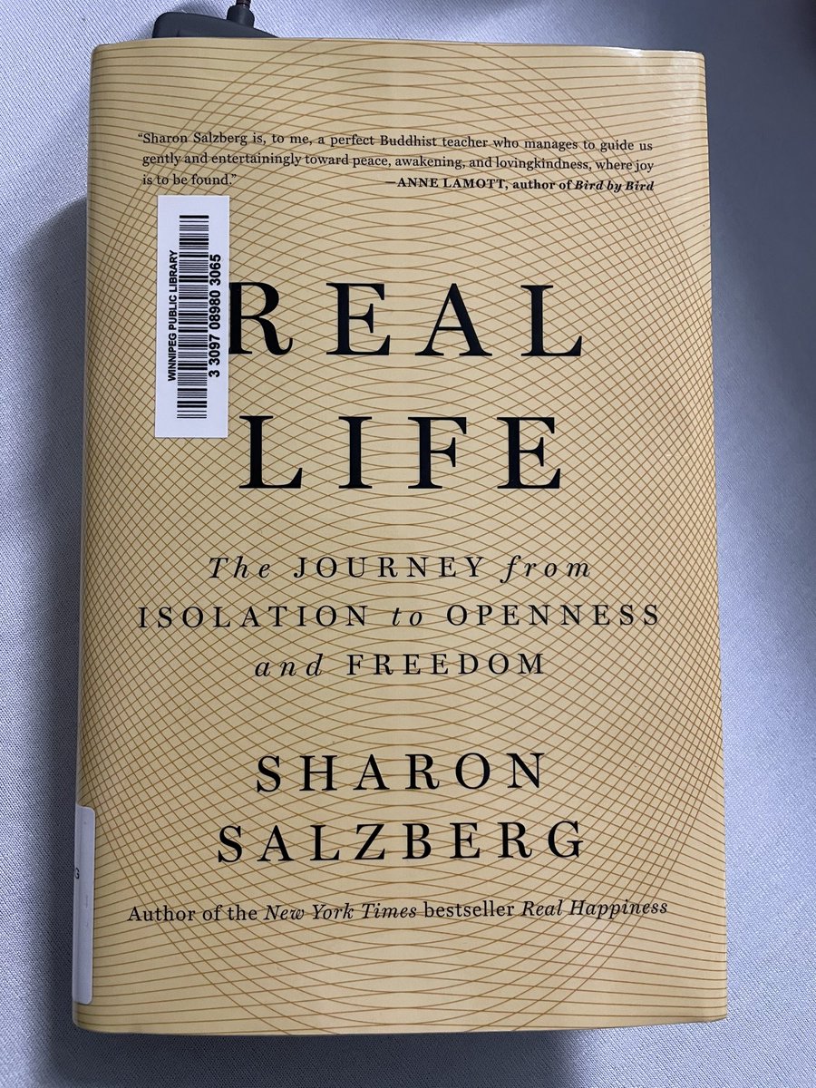 playswithspeech's tweet photo. @SharonSalzberg I’m loving this book, the second I’ve read in your collection (I started with Faith). Your writing is beautiful and peaceful, and I really love the paper you have chosen for your books - reminds me of the books I cherished as a teen and loved ones, too. https://t.co/P8BO1S46xy