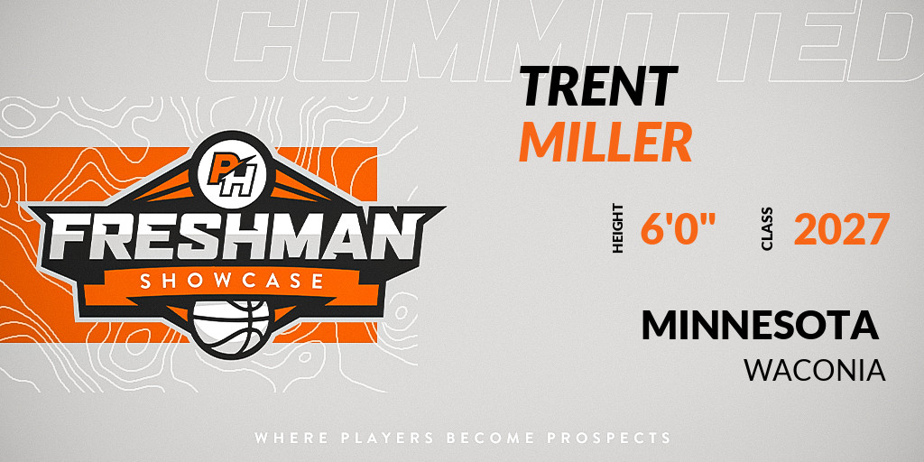 Welcome Class of 2027 Trent Miller (@trent34miller) of Waconia HS to the <a href="/NorthstarHoops/">Northstar Hoops</a> Showcase @ Royals Athletic Cener. 

🔥🏀 #PHFreshmanShowcaseMN 🏀🔥

Register NOW! 👇  
events.prephoops.com/e/801/register…