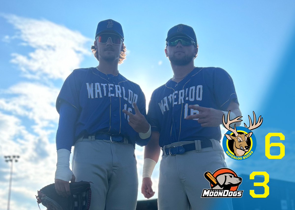Had a good day at the yard 🦌

Aaron Savary: 7.0 IP, 2 ER, 9 K
Sam Skarich: 1.1 IP, 4 K, 1 SV

#OurBucks