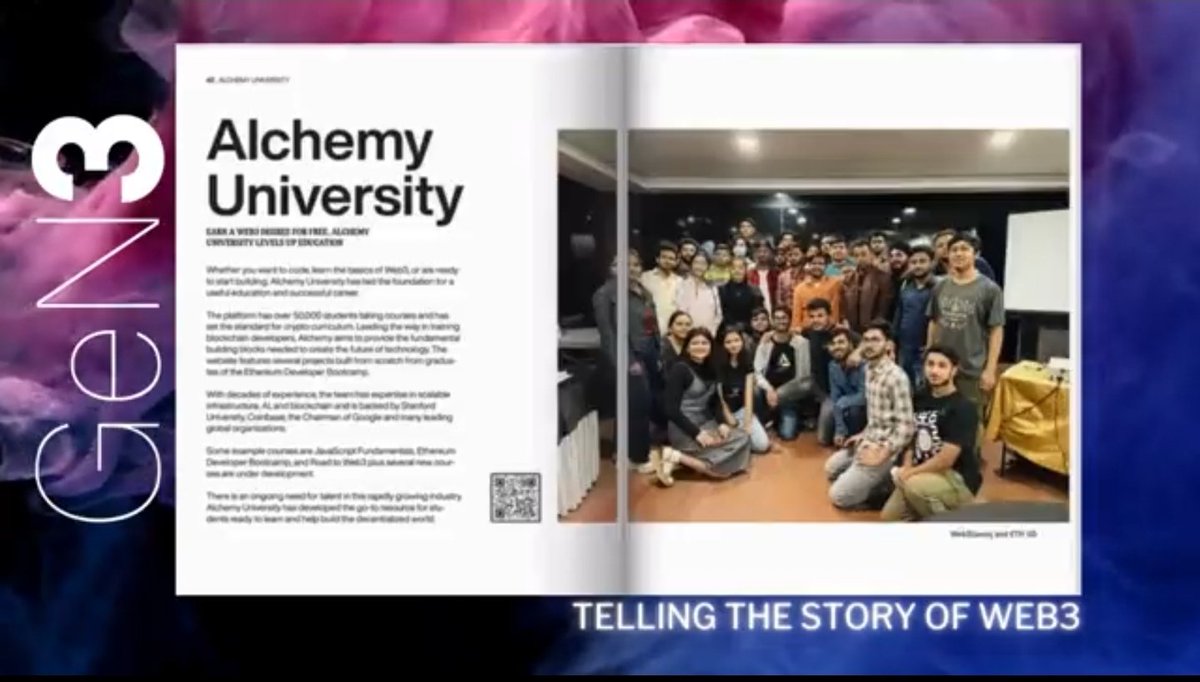 We were recently featured in @number3mag 's magazine along with our best frens at <a href="/AlchemyLearn/">Alchemy University</a> 

Super proud of Samaj and how far we are coming along. Grateful for everyone supporting us in our journey to be one of the most valuable web3 community based in India.🫡❤️🇮🇳