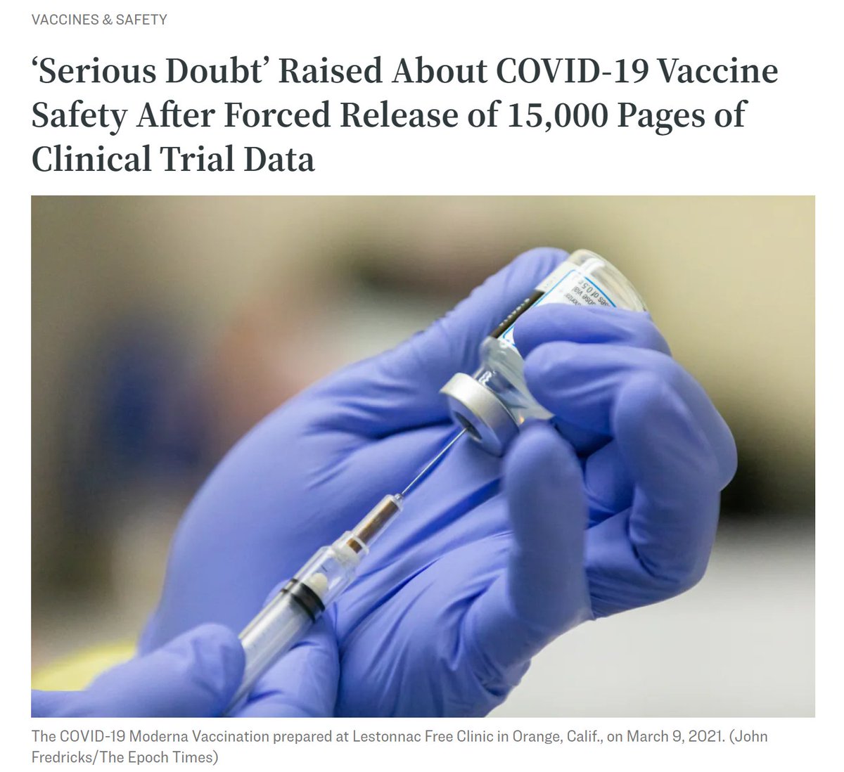 No wonder <a href="/moderna_tx/">Moderna</a> refused to release their clinical development documents!  It was a complete disaster.  May be worse than <a href="/pfizer/">Pfizer Inc.</a> with vaccine deaths and complete lack of concern over subject safety. <a href="/NIH/">NIH</a> co-patented the dangerous mRNA product.  #courageousdiscourse