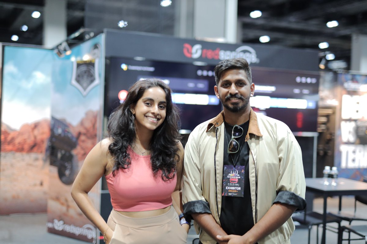 EmceePrasand's tweet photo. It was a pleasure meeting the amazing content creator @laavanyaaaaa8 as I was hosting for RedSprings at the greatest car show of the year Tokyo Auto Salon KL 🚗 💨

#emceeprasand #emceesofmalaysia #redsprings #fourwheelers https://t.co/mzXlp4xCrs