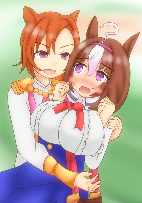 大丈夫かい?顔が赤いようだね#ウマ娘#テイエムオペラオー #メイショウドトウ 