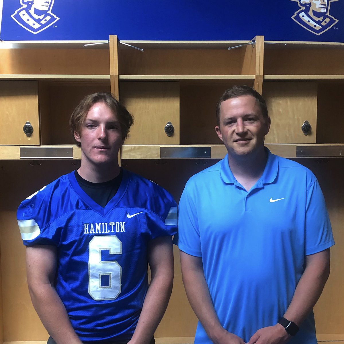 Had a great time <a href="/HamCollFootball/">Hamilton College Football</a> today. Thank you <a href="/Coach_Moyseenko/">Mike Moyseenko</a> for showing me the facilities and campus at Hamilton! <a href="/CoachWells1/">Rocky River Football</a> <a href="/Coach_Swingle/">Coach Ryan Swingle</a>
