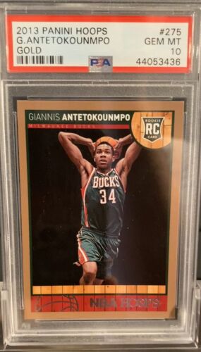 2013 Giannis Antetokounmpo NBA Hoops Rookie GOLD PSA 10 GEM MINT #ad #thehobby https://t.co/zbgxlPboGe https://t.co/bYmtqXVEdv