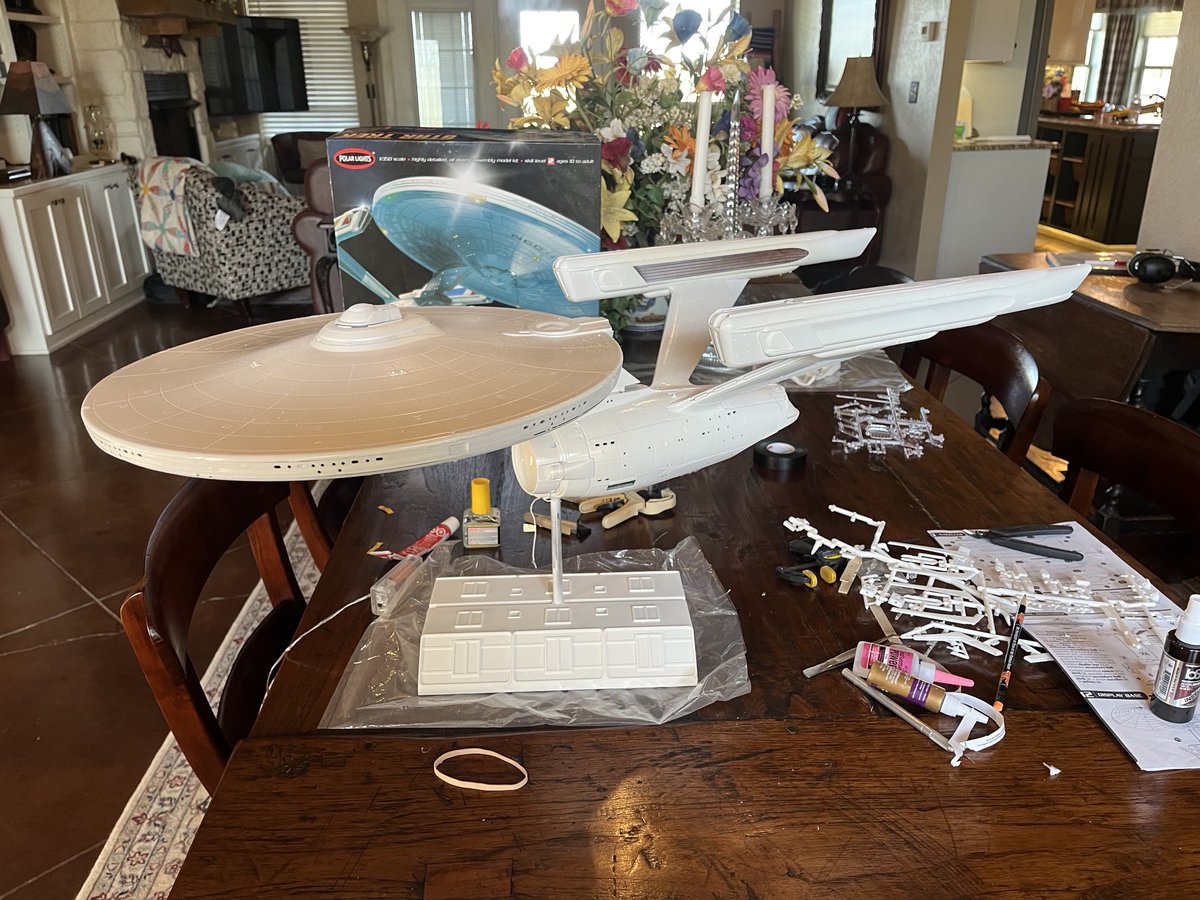 Been a while since I faced this beast of a kit. Wife’s out of town, so I’m going to beat it this time.