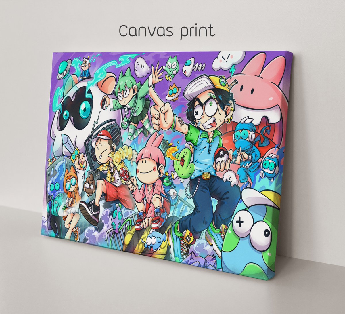 All collectors "Minimon Assemble" 01 have the right to draw prizes. (Canvas print 1 prize) 👀✨