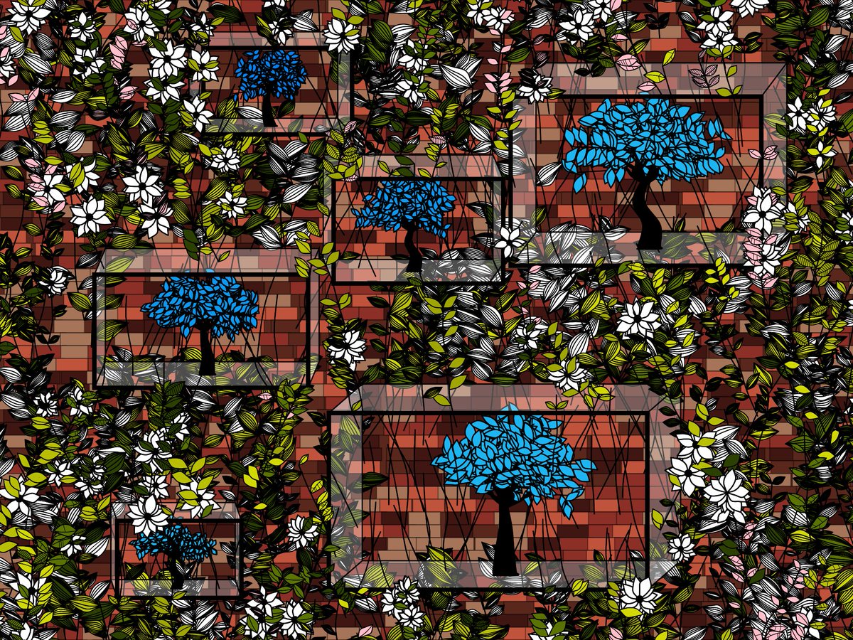 rosbeldev's tweet photo. Good night. Continuing the series dedicated to nature, we present to you "Trapped Garden". Together with @hafernandezh97🔥

It will be available on @fx_hash_ in about 1 hour.

✅Only 50 editions
✅Price: 3 $XTZ
⤵️Link: https://t.co/TVk9gps70S

#tezos #genart #p5js #fxhash https://t.co/rSWtjmFLo5
