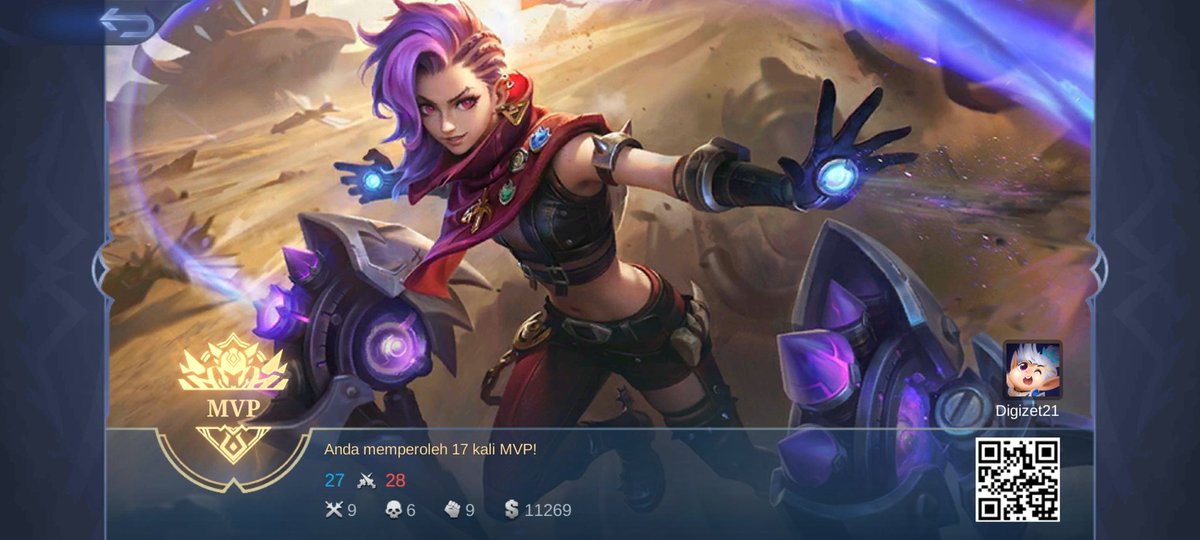 dhityaAR21's tweet photo. Baru pertama make MVP , 😎Ayo bergabung dengan tim saya, tantang semua Player MOBA terbaik bersama! 
https://t.co/FcyobdwUWv https://t.co/kemzSpndMm