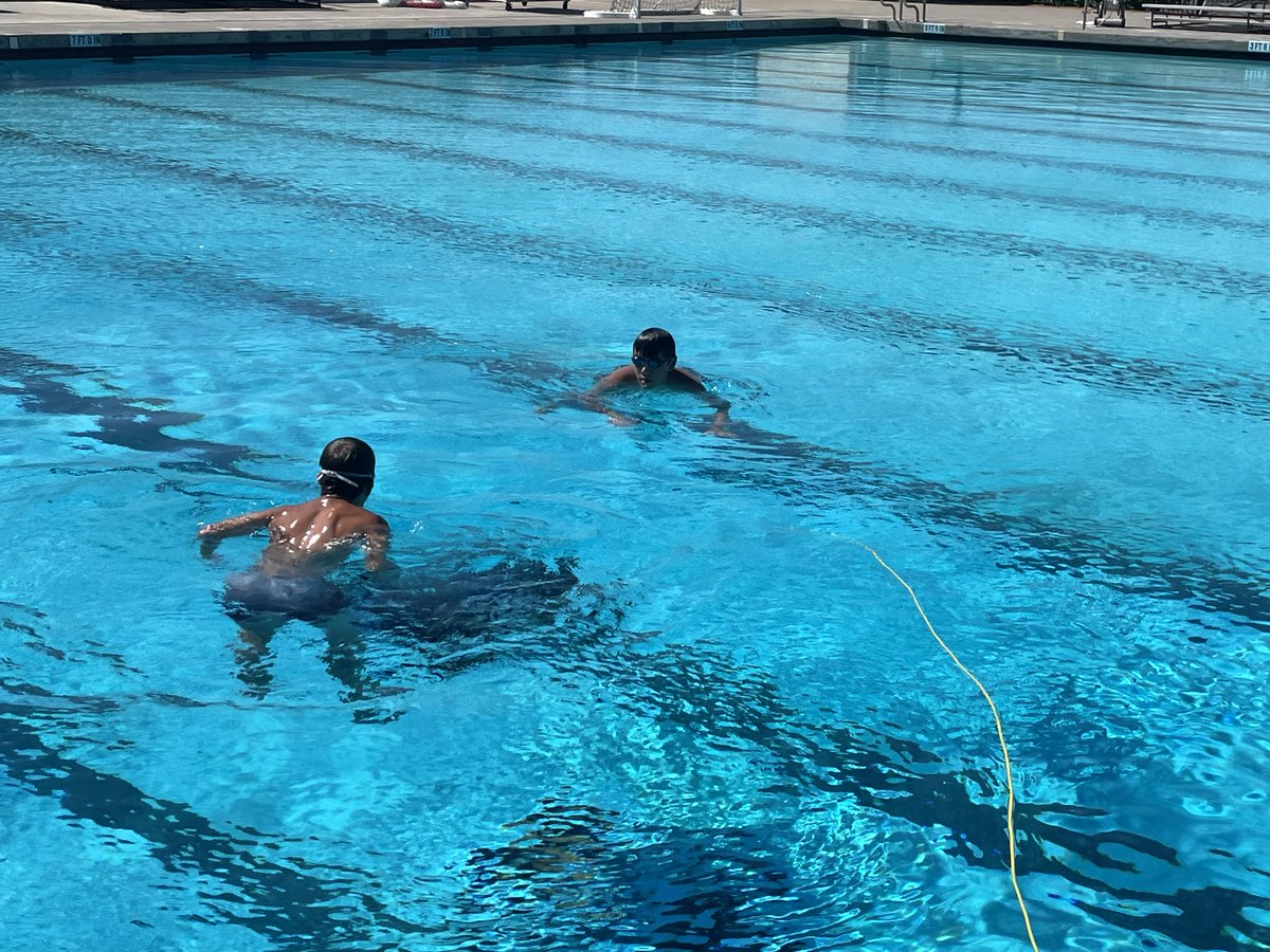 AVBotz's tweet photo. Day 47: Yep... More Pool Testing

Photo 1: Enjoying the summer with a pool test!
Photo 2: Marlin getting pictures of bins 
Photo 3: Checking on the grabber due to a slight issue with the servo
Photo 4: Grind continues after the pool test!

See you tomorrow!! https://t.co/jcJIZbSAQq