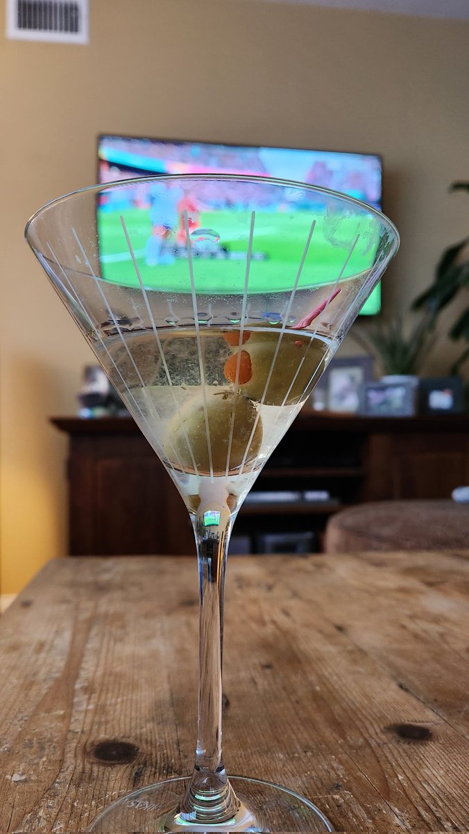 Football is life! As are dirty martinis. Let's go! #USWNT #FIFAWomensWorldCup2023 #fancyglassfriday #watchwomenssports #drinkresponsibly #footballislife #WomensWorldCup