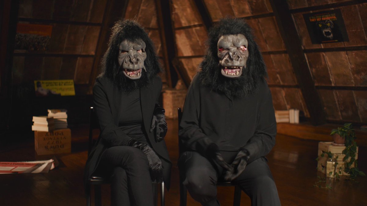 art21's tweet photo. “Guerrilla Girls' work has always been statistics. People don't believe you unless you show them the numbers.”

—"Zubeida" of the Guerrilla Girls collective in our newest episode, “Bodies of Knowledge.”

📺https://t.co/rgeRq0OU7p https://t.co/ootErRpQZh