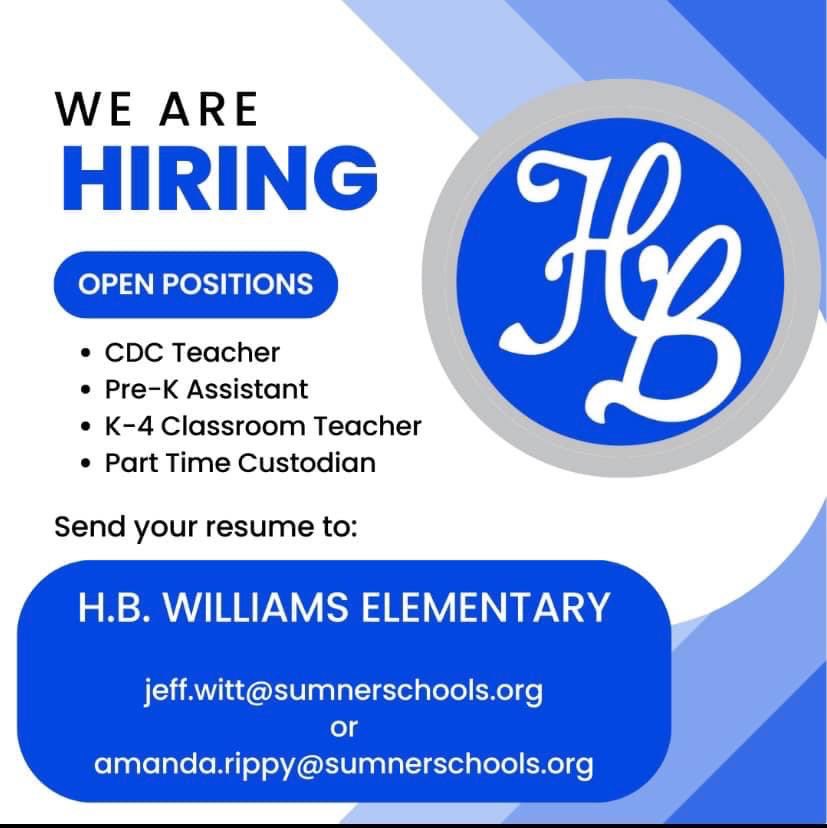 Join us in the WHITE HOUSE cluster! Come bleed blue! This means you grow and thrive every day as we strive to do what’s best for kids and add value to our community! Come see what makes us different!