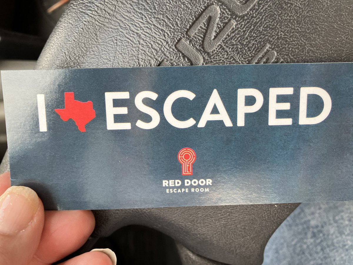 Team building at the Red Door Escape Room! Kinder and SPED Team first to escape! We had such a great time at Happily Ever After <a href="/SophiaVFierro1/">Sophia V. Fierro</a> <a href="/RebeccaFrias1/">Rebecca Frias</a> <a href="/DebbieCallende3/">Debbie Callender</a> <a href="/cristinaluna0/">CristinaLuna</a> <a href="/RedDoorEscape/">Red Door Escape Room</a> 🍎🥿👑🤴#TeamworkMakesTheDreamWork