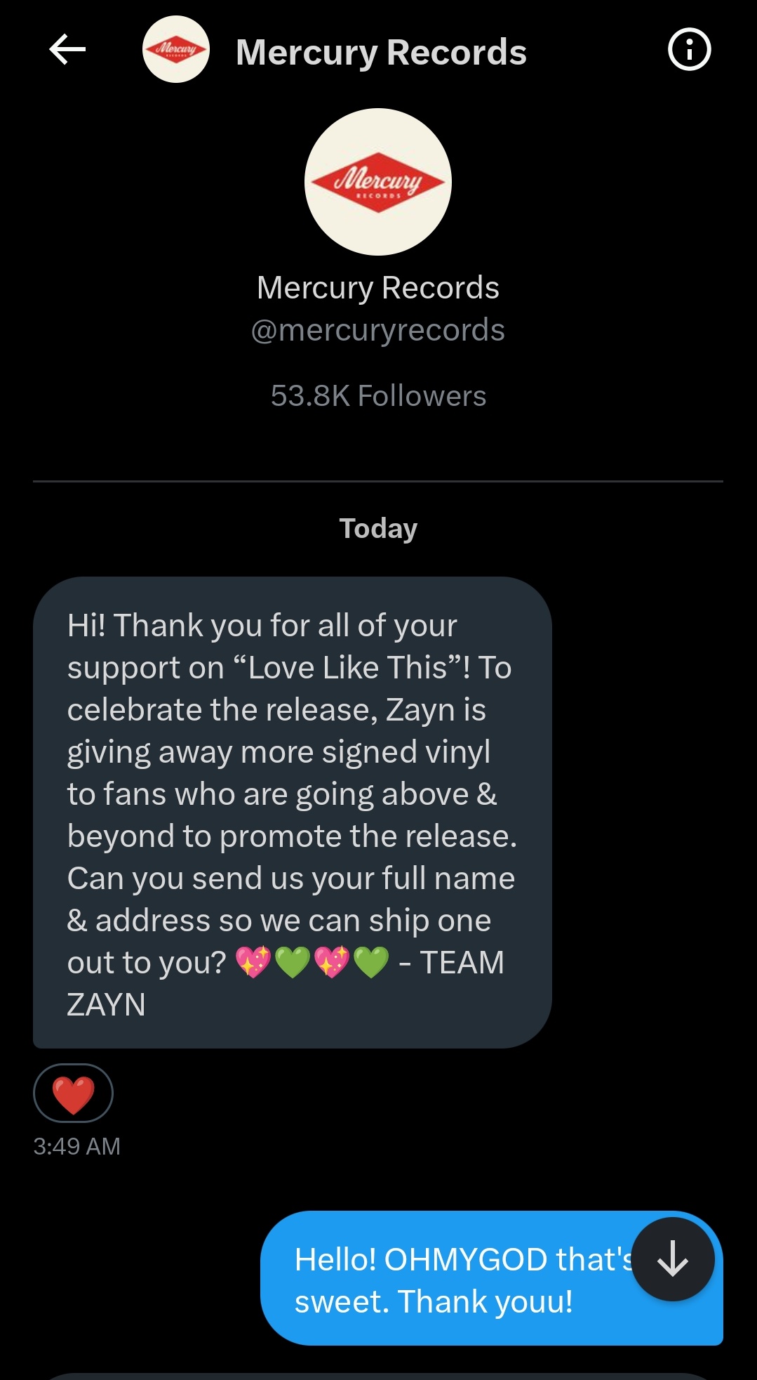 ZAYN MALIK PROMO🃏 on Twitter " ZQUAD mercuryrecords are giving away