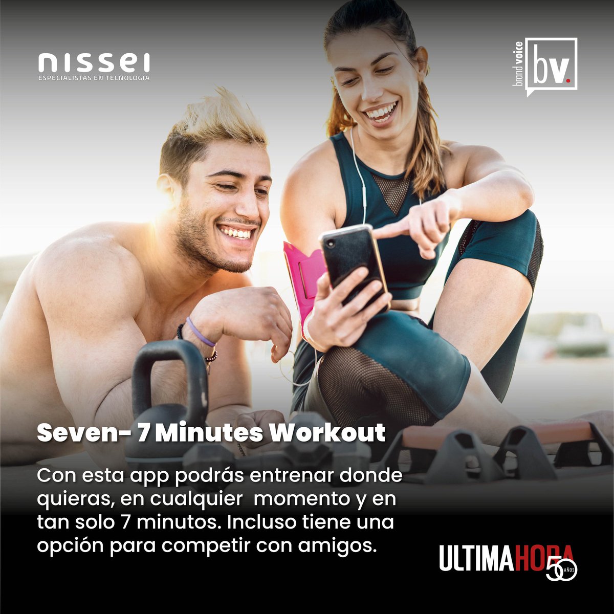 UltimaHoracom's tweet photo. #BrandVoiceÚH | ¿Sin tiempo para ejercitarte? De la mano de @nisseiparaguay te traemos las mejores apps para hacer ejercicio desde la comodidad de tu hogar.

Podés renovar tu smartphone o encontrar los mejores accesorios en la tienda de Nissei. https://t.co/ICgsOL9KRU