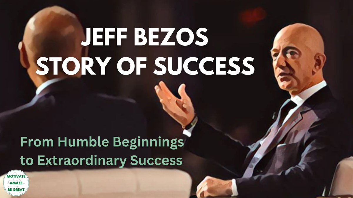 Jeff Bezos Story of Success: From Humble Beginnings to Extraordinary Success https://t.co/5GZhCyswVt https://t.co/3FqD9uQcMC