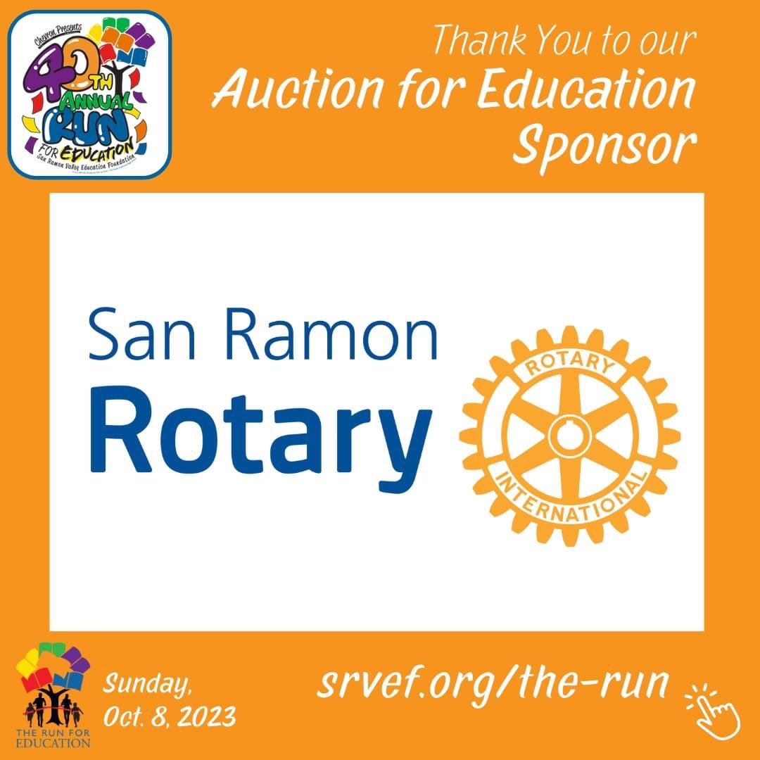 SRVEForg's tweet photo. Thank You to our Auction for Education Sponsor @SanRamonRotary
📚️The Auction will be open Nov 1-9
📚️Be part of a great tradition https://t.co/IwV28Jc86R
📚️To donate an item contact srvefauction@gmail.com
#auctionfored #srvefauction #rotary #srvefrun2023 https://t.co/0mb0u2dPC0