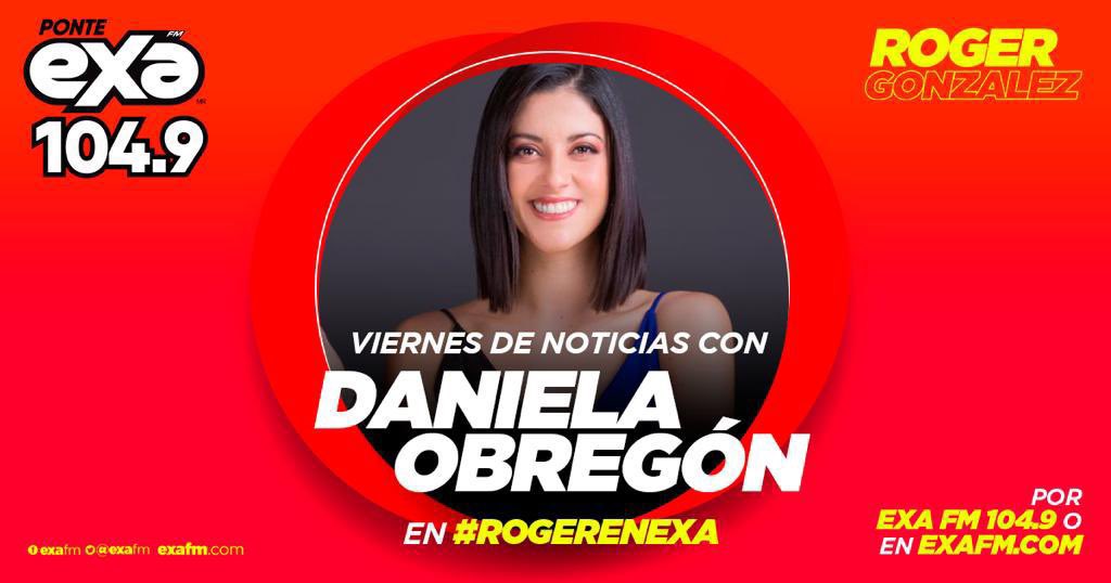 ExaFM's tweet photo. ¡No te pierdas nuestro viernes de noticias con #DanielaObregon 🗞 🙌! @danielaobregons llegará a cabina para traerte las noticias de la semana 😎 En #RogerEnExa con @rogergzz 😎En el 104.9 FM📻
📲https://t.co/N9FMUnZkn1 https://t.co/Ehv001hfyD