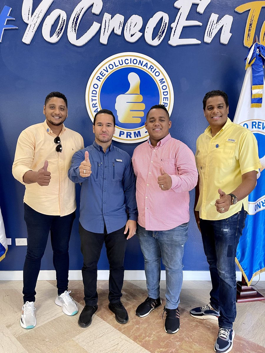 Jacksondejesus_'s tweet image. ¡La Juventud está con @luisabinader !

Recientemente estuve participando como Presidente de la Juventud Revolucionaria Moderna de San Francisco de Macorís, en el encuentro de nuestra comisión política nacional del @prm_oficial. 

#Yocreoenti #JuventudconLuis #JRM