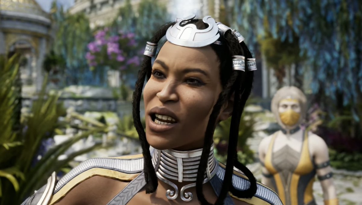 nacaoplaybr's tweet photo. 🚨 Novos personagens confirmados no novo trailer de Mortal Kombat 1

Li Mei, Tanya e Baraka como Principais
Khameleon e Darrius como Kameos

#MortalKombat1 #MK1 https://t.co/Ti7zMtJvGY