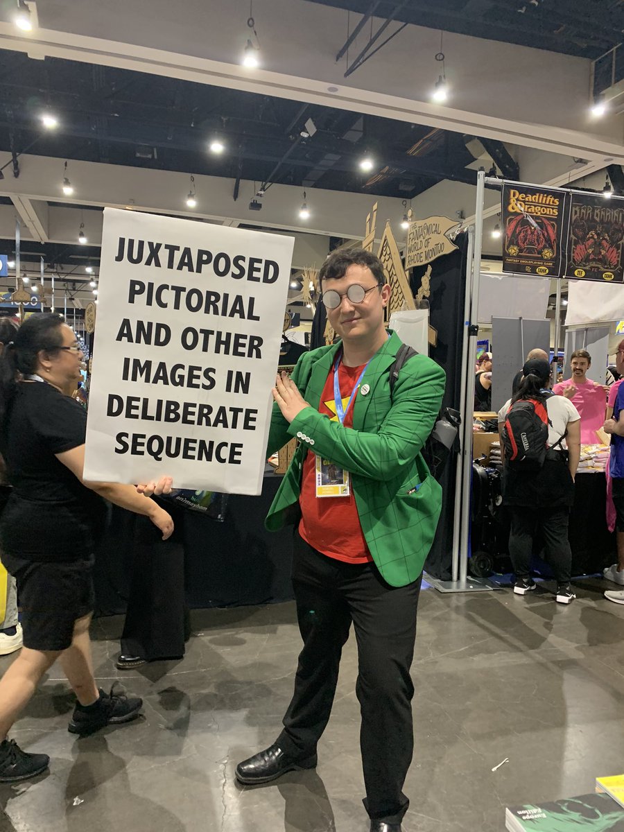 Excellent @scottmccloud cosplay at #sdcc