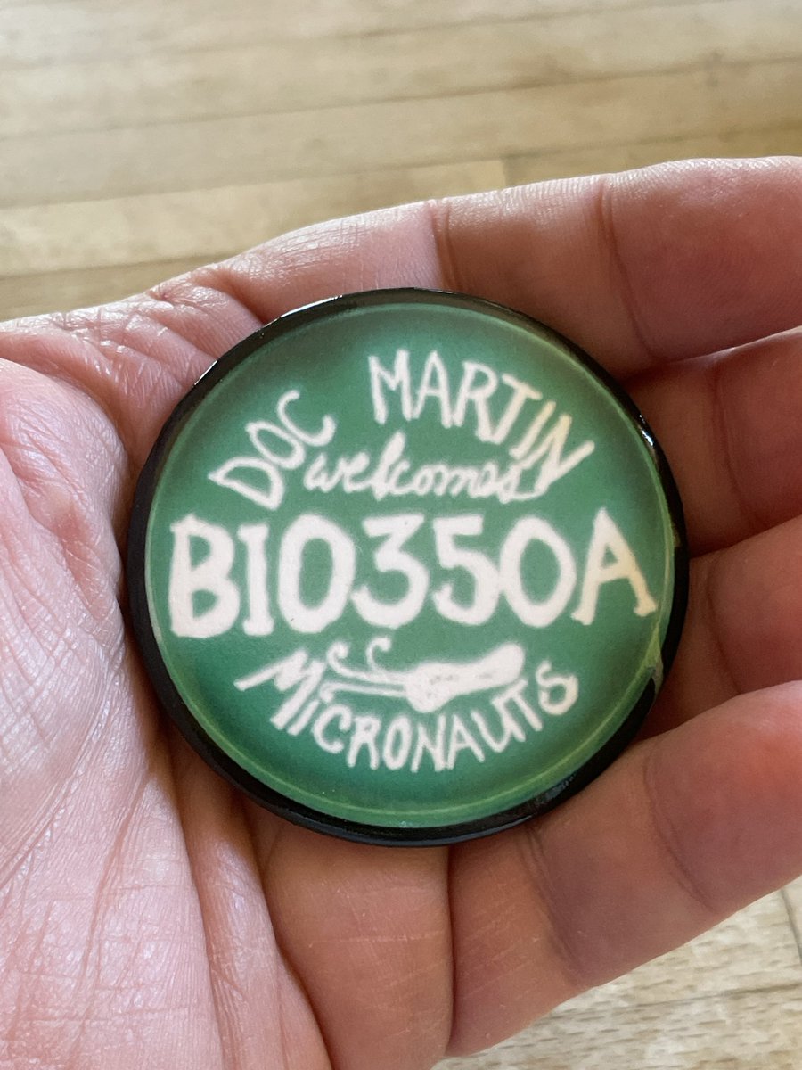 markowenmartin's tweet photo. Some of @swirlgirl31415’s artwork made into stickers and buttons for my Fall microbiology course. #Micronauts #Bio350 #MicrobialCentricity #MicrobialLiteracy @univpugetsound @ASMicrobiology https://t.co/0PcQ5i9Xcy
