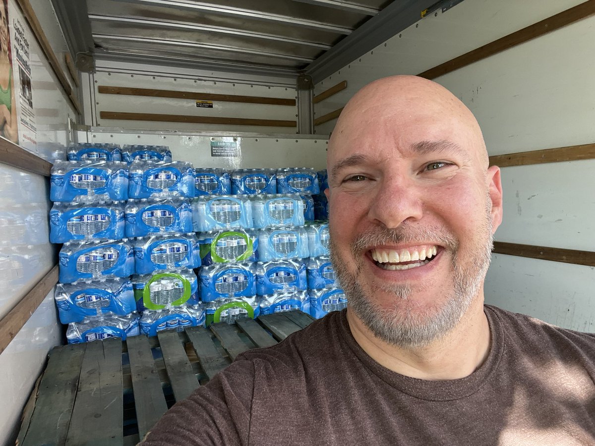 dsfranklin_atx's tweet photo. We are up to 114 cases or 4,560 bottles. Drop off until 9pm (14205 N Mopac). Delivery to homeless and cooling shelter tomorrow. #Entrepreneurs #startups #community #austingives
@AustinFC @AustinChamber @AustinStartups @austintexasgov @ATCouncil @freewaterio https://t.co/a4LTGZsEC9