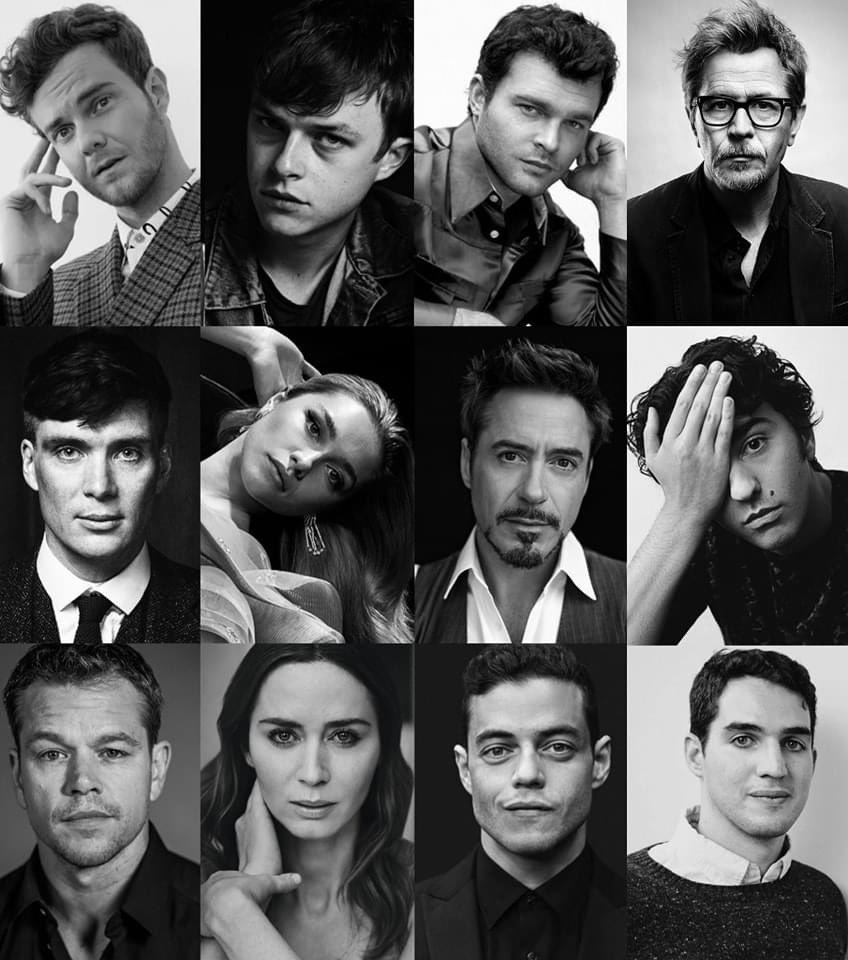 The cast of #Oppenheimer excels on every level you can imagine. Find me one performance that is not excellent- I dare you. There are multiple Oscar nominations coming for those photographed here. Each cast member brought his or her A Game for Nolan. When people use the term