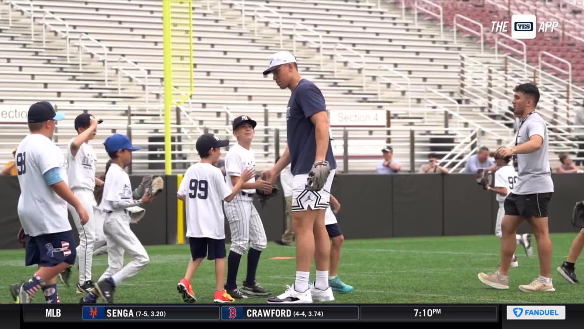 YES Network on Twitter "Aaron Judge spent the day hosting a camp for his ALL RISE foundation