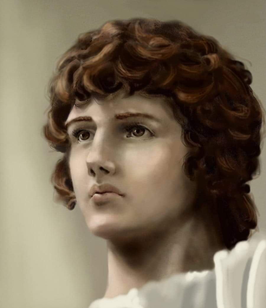 antinousgaygod's tweet photo. πͺ· #Antinous "Ancient Beauty" by #sheepSkeleton on deviantart πͺ· https://t.co/klduraRxJJ