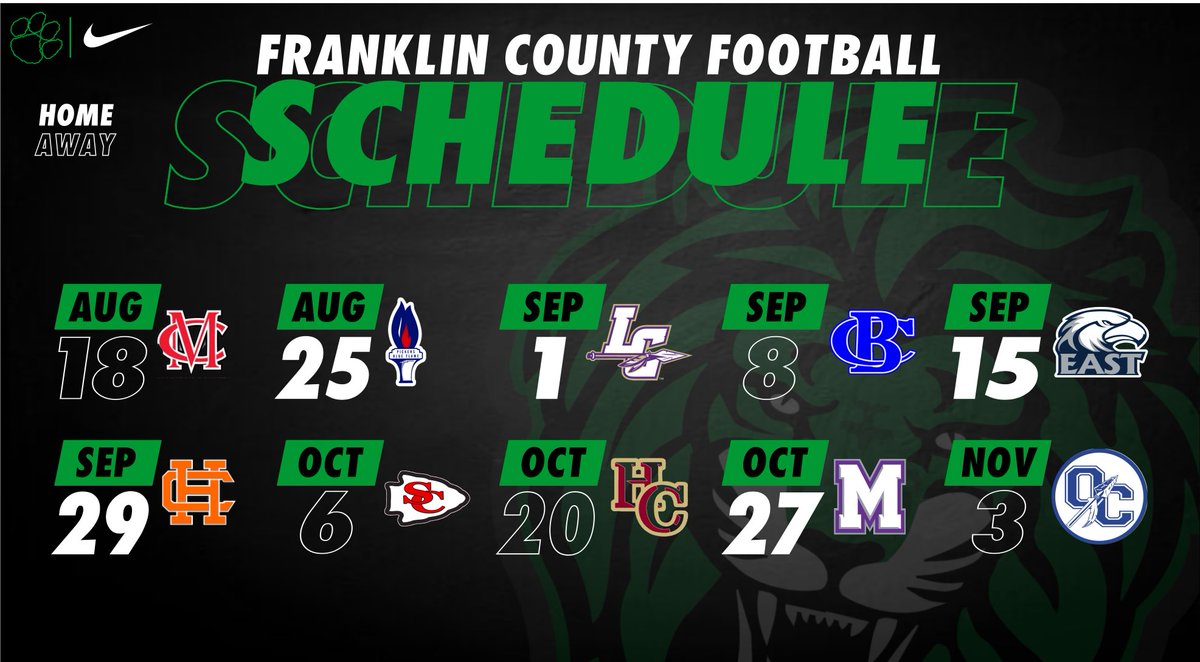 Check out our 2023 schedule! See y’all under the lights on August 18th! #LionMode