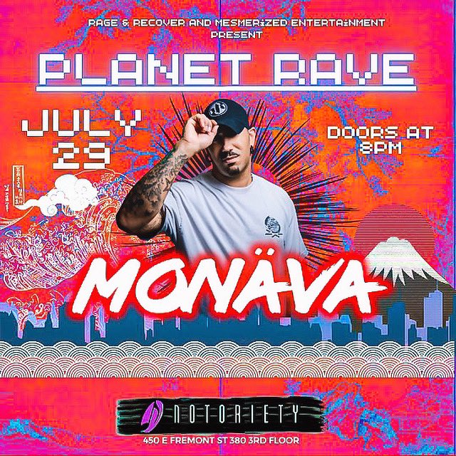 PLANET RAVE ! July 29th : @notorietylivelv - Doors at 8pm - Catch me 10pm-11pm then stick around for heavy hitters @officialjackel & @djpowermusic 

#dj #live #lasvegas #love #instagram #dtlv #dtlvartsdistrict #fremont #EDMConcert #LasVegasParty #GoodVibes