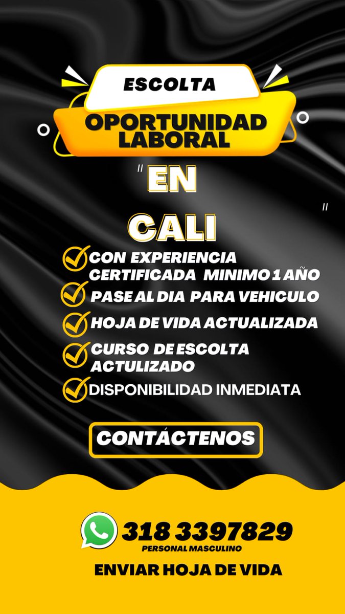 army_vig's tweet image. Únete a nuestro equipo en la ciudad de Cali. #TrabajoSiHay #vacantes