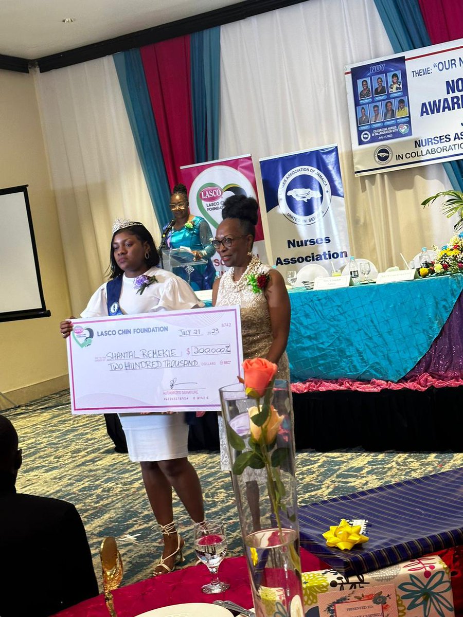 UHWI_JA's tweet photo. Congratulations and well done, Shantal Remekie,  UHWI Charge Nurse.

Winner: Lasco/NAJ Nurse of the Year 2023/24!! https://t.co/CuVf4IvCKW