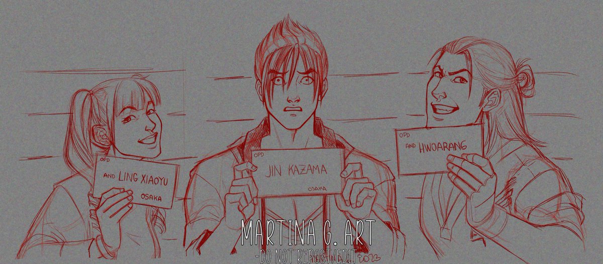 _MartinaGi's tweet photo. I don't like how it turned out but I'm also tired to look at it, so take it as it is: sketchy #Barbie meme, OT3 edition
#TEKKEN8  #jinkazama #風間仁 #lingxiaoyu #リン・シャオユウ #hwoarang #ファラン #xiaojin #xiaojinhwoa https://t.co/8rWKglCef5