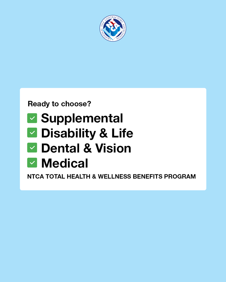 The benefits you need, all at your choosing.

Introducing the NTCA Total Health &amp; Wellness Benefits Program.

Learn more about it at promo.getmeridio.com/campaigns/ntca   

#Benefits #Health #Wellness #NTCA #TileLetter