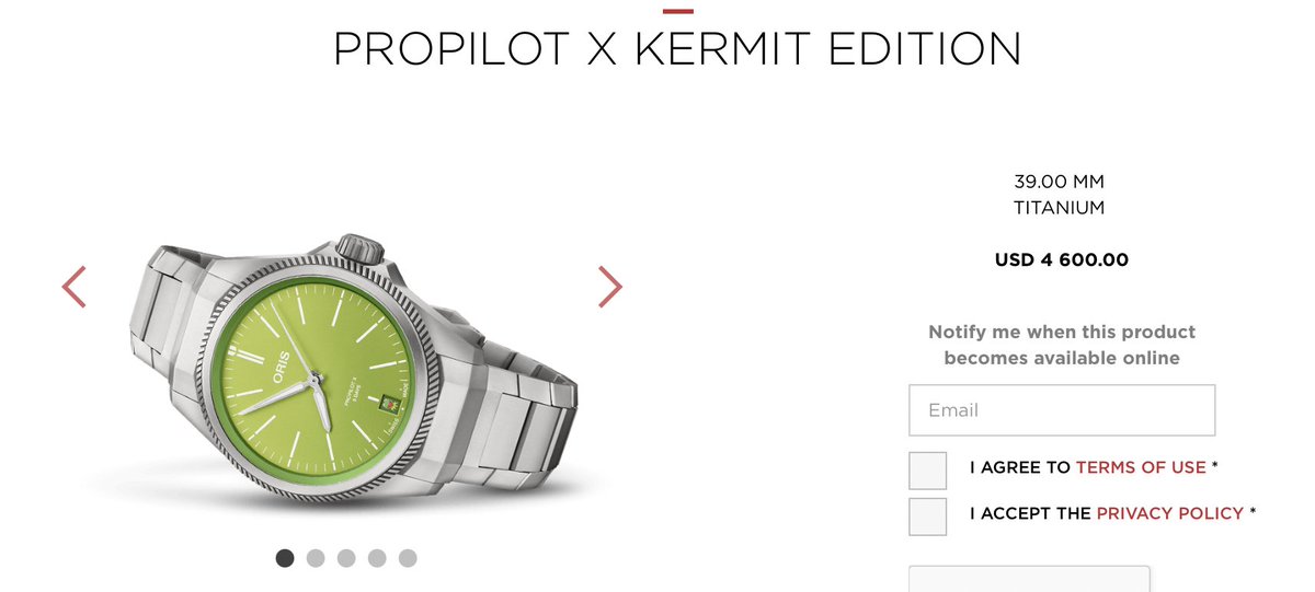 if the padres win the world series i'll buy the $4600 kermit the frog watch